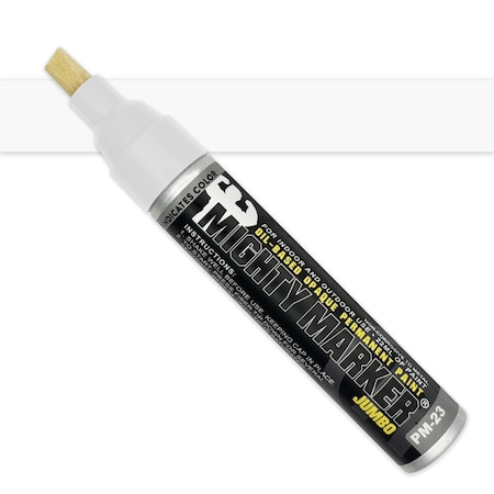 Mighty Marker PM-23 Jumbo Chisel Tip, White Color Family, 4PK 41323